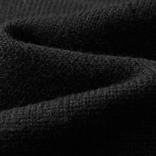 Dialogue (DUIBAI) Lazy design turtleneck knitted sweater for women 2025 winter new textured loose pullover sweater Quiet Black S