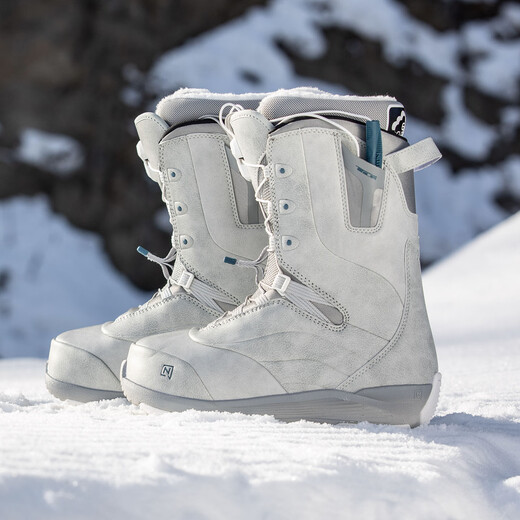 NITRO滑雪鞋CROWN单板滑雪2526女款全能滑行公园平花单板雪鞋 灰色TLS(热销推荐) 38.5 内长250mm