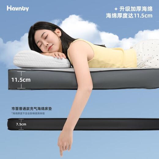 Havnby Anwen White is suitable for Tesla's new Model Y car trunk self-driving camping sponge sleeping mattress