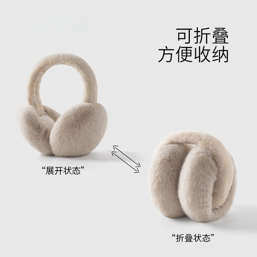 Wooden wooden house (mumuwu) warm and cute plush earmuffs for girls winter earmuffs earbags winter antifreeze earmuffs ear caps ear protection