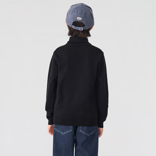 Balabala children's clothing children's sweater autumn and winter pullover turtleneck for boys and girls 24103201