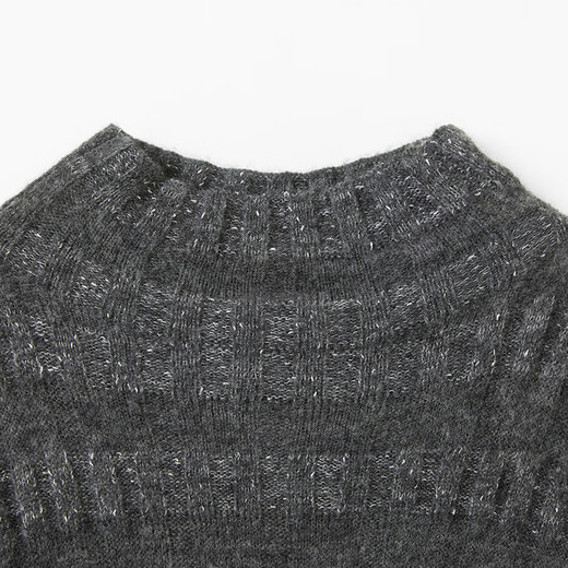 Broadcast mall same style micro-flared sleeve sweater for women 25 autumn and winter new style gray style sweater BDS4SD3705 G20 frost gray L