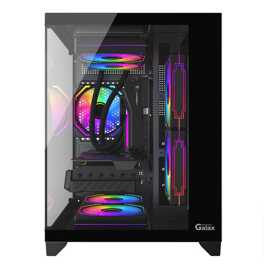ASUS Family Bucket Core i5 13400F/14600KF+RTX5060 desktop assembly computer console game high-end e-sports independent display live broadcast design rendering complete desktop computer configuration five I5 14600KF+RTX5060