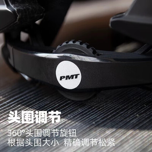 PMT Preußischer Fahrradhelm großer Kopfumfang plus Größe extra großer Mountain Road Fahrrad Reithelm Weiß und Schwarz