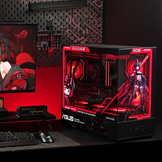 ASUS ROG i5 14600KF series/RTX4060Ti graphics card/RTX5070/RTX5060TI game console DIY complete computer assembly 14600KF+RTX5060TI+D4丨Configuration three single host