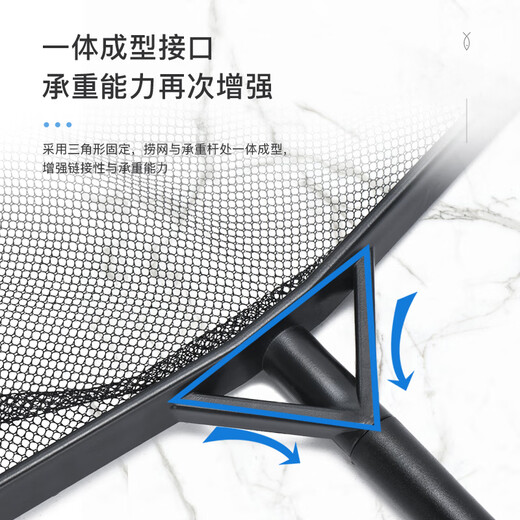 YEE Fish Tank Fishing Fishing Aquarium Fishing Net Pocket Round Square Handmade Fishing Net Small Fish Net Fish Farming Supplies Black Small Size 8.5 7.5 Length 26cm (Slight Error)