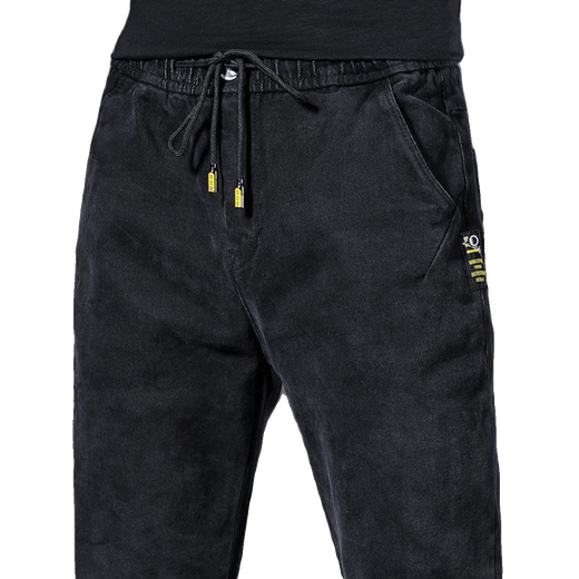 Denim work pants for men, wear-resistant, loose, casual, work-wearing labor protection pants for spring, autumn and winter work clothes, 433 gray, regular style, 4XL, recommended 155-170 Jin Jin equals 0.5 kg