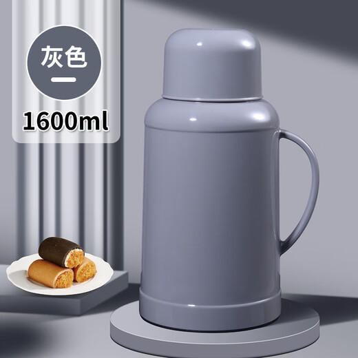Fat Donglai insulated kettle small thermos thermos water bottle household insulated kettle thermos cross-border glass liner thermos kettle customized white 1000ml ml