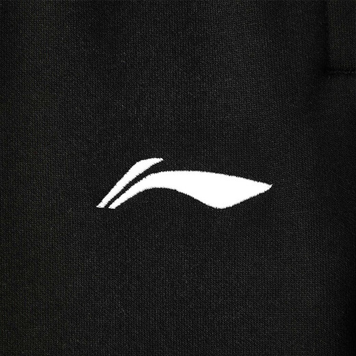 Li Ning (LI-NING) sweatpants men's velvet thickened winter loose trousers running fitness straight flat mouth sports casual sanitary trousers for men