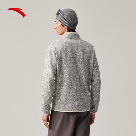 Anta Outdoor Z Brother's same style Fire Shell Earth Shell 3.0 Antistatic Fleece Stand Collar Jacket Men's Jacket Top