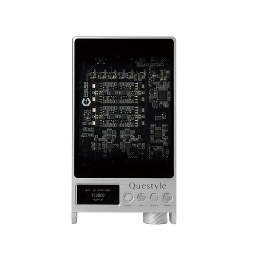 Queshi SIGMA PRO monitor-grade desktop decoder and amp all-in-one mobile portable lossless Bluetooth HIFI flagship big tail Android Apple professional tuning small tail Space Silver