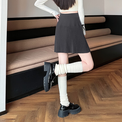 Tang Lion (TonLion) Guan Xiaotong's same style 2025 autumn and winter women's sweet lady bow woolen skirt versatile skirt trendy