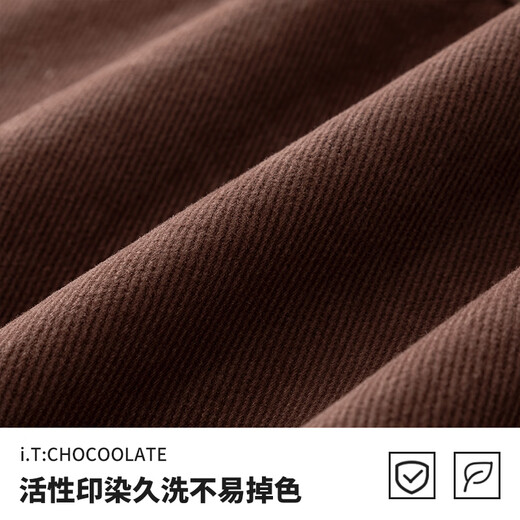 CHOCOOLATEit pure cotton denim jacket men's versatile casual jacket autumn new trendy brand handsome top black L