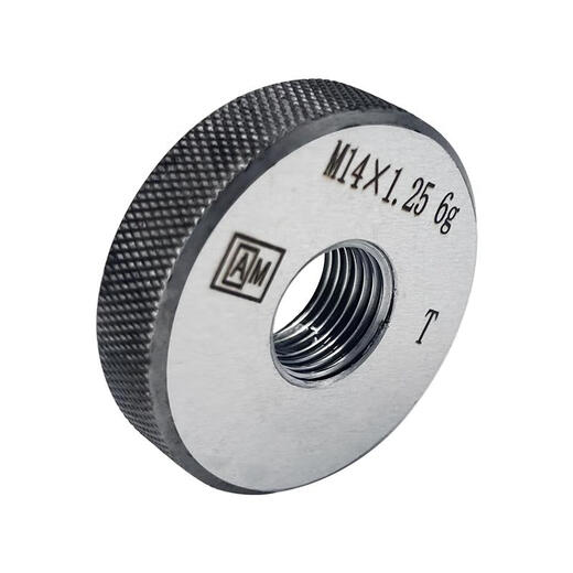 AM Elite metric thread ring gauge fine tooth thread gauge pass-and-stop gauge external thread gauge M2*0.25~M29*0.75 6g chocolate color M27*1.56g