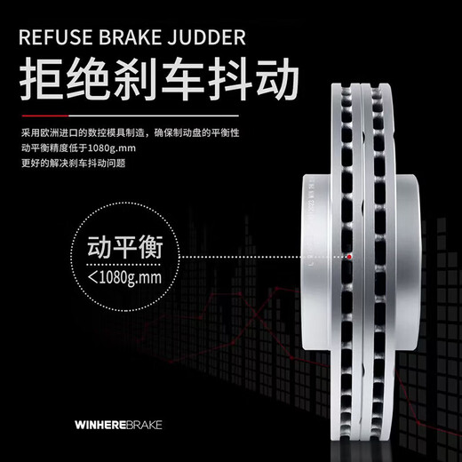 Scenic glossy brake disc rear brake disc YH12189