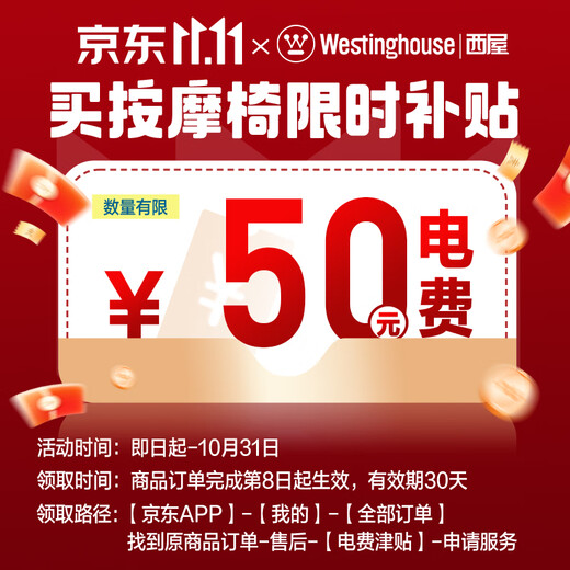 Westinghouse CE certified S570 massage chair space capsule full body massage electric massage chair home electric sofa government subsidy gift for family and parents Supersonic Titanium Silver