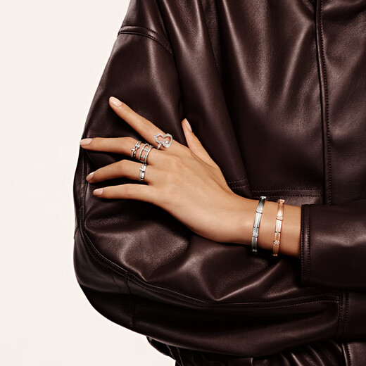 Qeelin Kirin official Wulu series 18K gold diamond gourd ring 18K gold 53