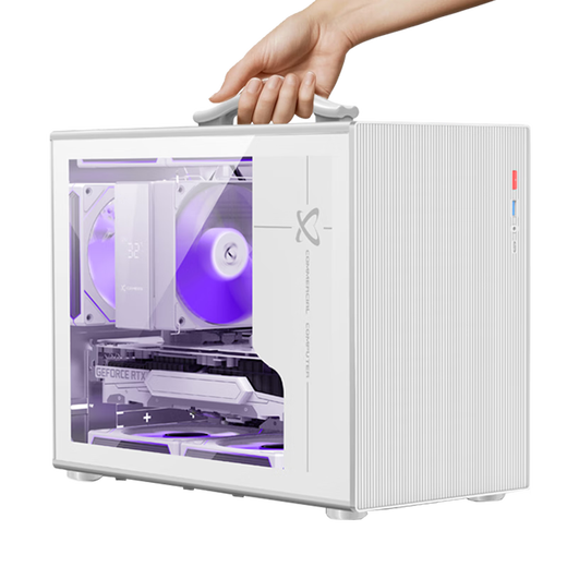 ASUS (ASUS) 5060 host RTX5060Ti graphics card 14600KF assembled computer mini portable small case e-sports game desktop DIY complete machine white sea view room itx complete machine 14600KF + ASUS RTX 5060Ti configuration seven