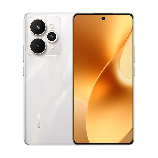 Realme 15 Pro 50 million ultra-clear triple cameras on the front and rear 7000mAh long battery life IP69 full waterproof Smart and light AI camera 12+256 Streamer White 12GB+256GB Full model