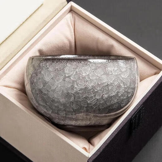 Eight Thousand Lines Jianzhan Tea Cup High-end Master Cup Single Cup Ru Kiln Ceramic Kung Fu Tea Set Men's Tea Bowl Business Souvenir