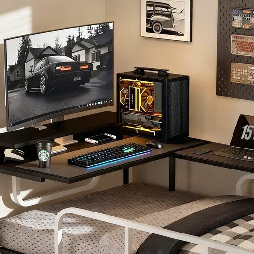 AMD Ryzen R5 5600/9600X/R7 5700X host complete machine/7650GRE/RTX5060 mini host itx host mini portable DIY computer assembly machine desktop configuration three丨R5 5600+RTX3050