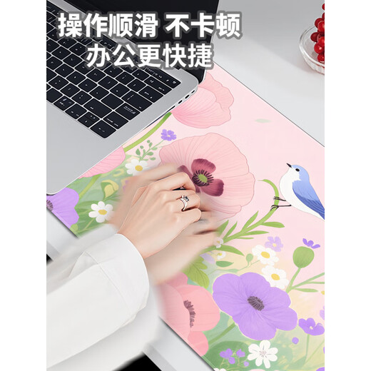 
Original suitable animal forest series mouse pads for super large male and female wrist guards computer office desk pads customized learning desk pads 16794 Secret Forest-Flamingo 600x300mm x 2mm