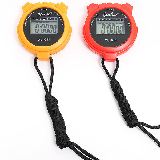 Electronic stopwatch timer sports fitness student competition running track and field training swimming referee sports stopwatch blue