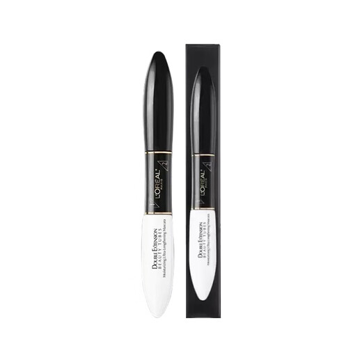L'Oreal Mascara Stunning Special Long Double-ended Eyelash Mask Slim and Curly Waterproof Not Easy to Smudge Natural Roots Defined and Styled Slim Magic Tube Mascara 14ml #01 Black