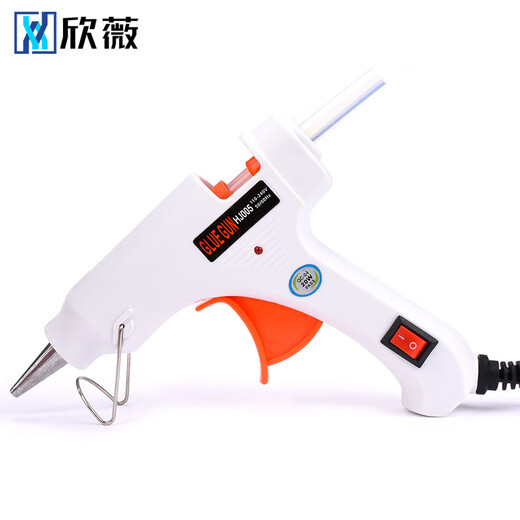 Hot melt glue gun adjustable constant temperature high power 20/60/100W hot melt glue 7/11mm glue stick glue strip welding tool 20W_hot melt glue gun (blue) suitable for 7mm glue stick