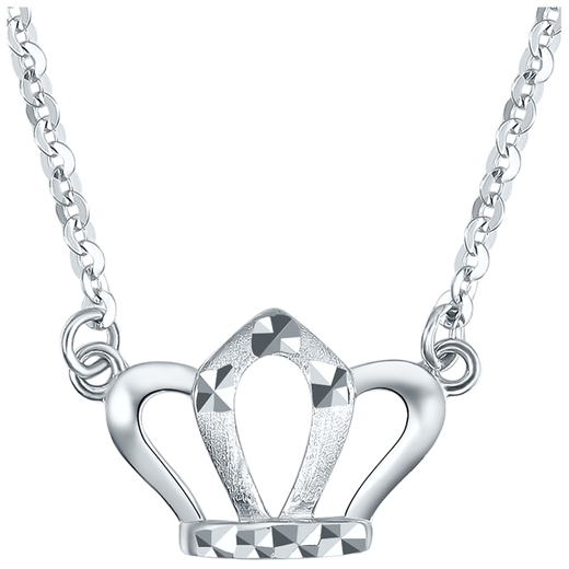 Saturday Fortune PT950 platinum crown pendant platinum pendant for women PT062054 about 2.89g 42+3cm