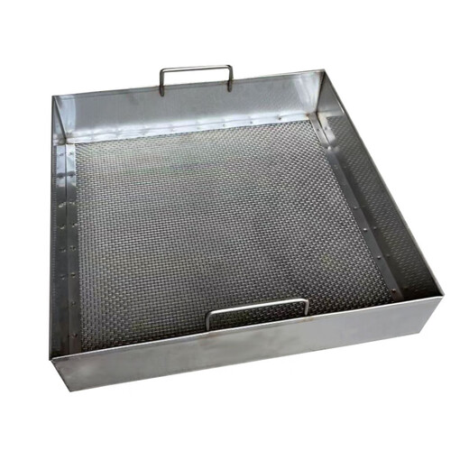 Customized sieve rectangular sieve fried chestnut sieve sand sieve stainless steel sieve fish manure turnover box filter mesh sieve can be customized to any size - contact customer service