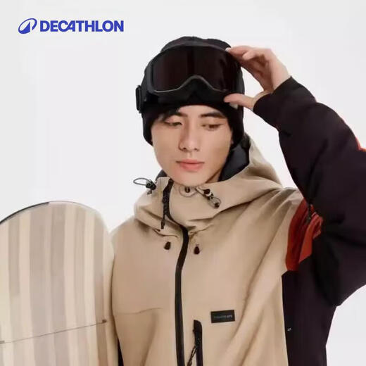 Decathlon ski anti-fog myopia glasses protective equipment adult goggles WEDZE black S head circumference <55cm4785971