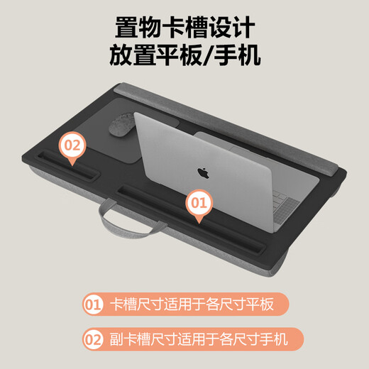 Xingkai laptop computer desk bed computer desk portable dormitory home theater desk BGZ798 black 55*34