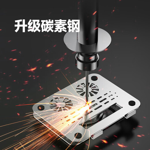 Soporte elevado vertical para computadora portátil Soporte de elevación con ajuste giratorio de 360 ​​​​grados Computadora portátil para juegos de 18 pulgadas Enfriamiento suspendido Parte superior reforzada y engrosada con modelo profesional Starry Sky Black