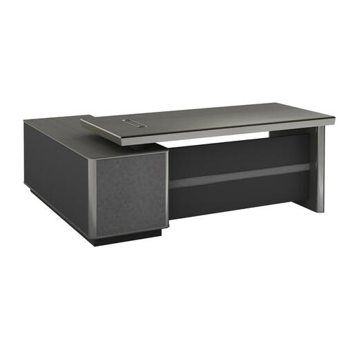KOQUMGE boss desk desk combination simple modern light luxury high-end manager desk president desk desk office furniture 1.8 meters boss desk (left and right interchangeable)