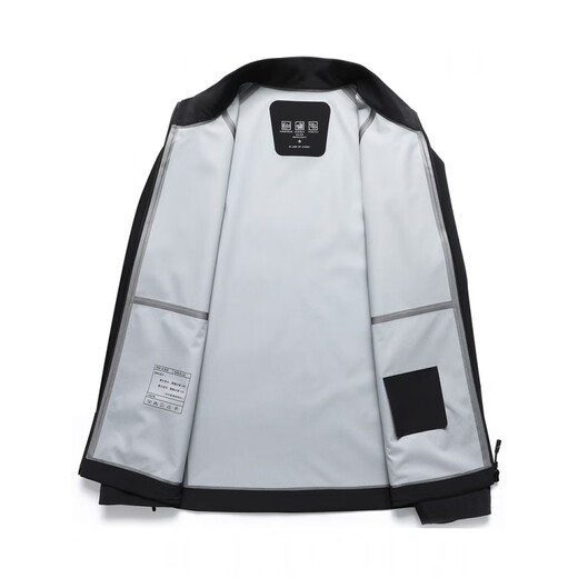 BOSS Spring and Autumn Lightweight Jacket Men's 2024 New Iron-Free Windproof Men's Stand Collar Business Casual Jacket Navy M