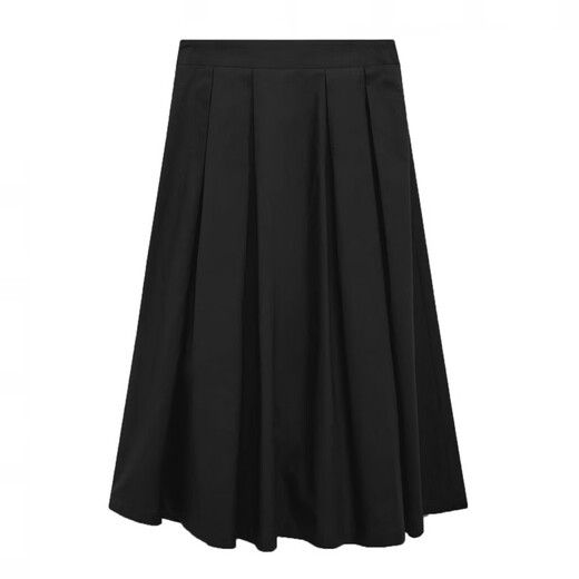 Hengyuanxiang Vêtements féminins 2025 Automne et hiver Nouvelle jupe plissée haute zipper grande jupe d'ourlet européenne et américaine