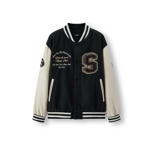 Semir shopping mall same style | imitation wool jacket men's winter retro college style baseball uniform 2025 jacket 101725118102