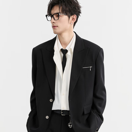Earl Joel 2025 neuer lässiger Blazer Herren High-End-Zugwolle losen Anzug Engagement Business Anzug dünn
