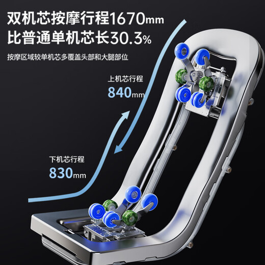AUX Massage Chair 4D+4D Dual Movement 2025 Top Ten Brands Household Zero Gravity Space Capsule Full Body Multifunctional Smart Electric Sofa Birthday Gift for Parents Mid-Autumn Festival Twelve-Head Robot 6T+6T Dual Movement+Health Test+Xiaomi Coffee Thirty-day Free Trial Nationwide Joint Warranty
