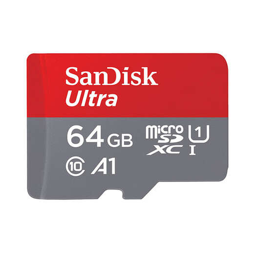 SanDisk 64GB TF (MicroSD) memory card A1 U1 C10 Extremely high-speed mobile version memory card, reading speed 140MB/s mobile phone tablet game console memory card