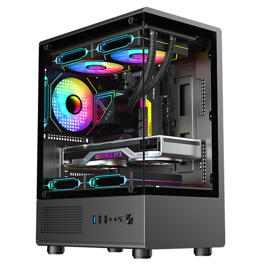 Leso 13th generation i5 13400F upgraded to 14400F/RTX3060/5060 e-sports chicken game office design rendering desktop assembly computer host complete machine DIY assembly machine configuration five i5 14400F丨512G丨3060Ti