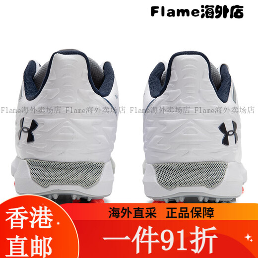 Under Armor official men's shoes 2025 summer new sports shoes outdoor training golf shoes low-top wear-resistant casual shoes. 3026402-100 39