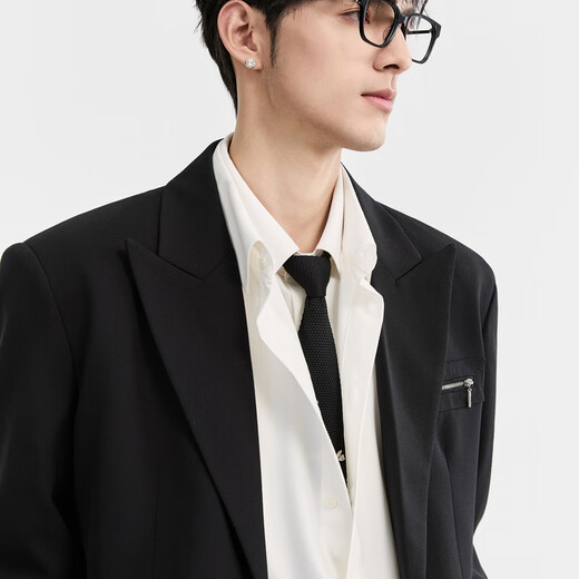 Earl Joel 2025 neuer lässiger Blazer Herren High-End-Zugwolle losen Anzug Engagement Business Anzug dünn