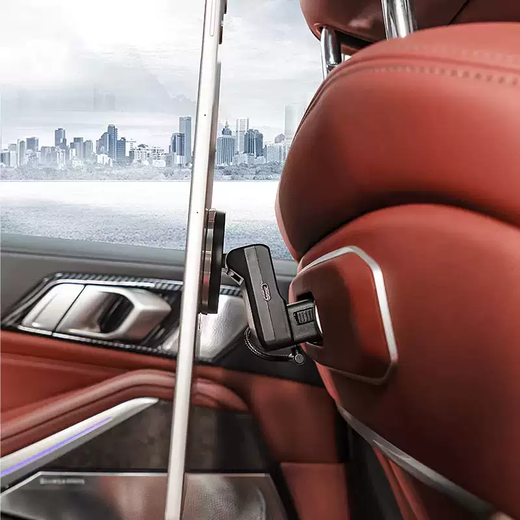 Yusenyi is suitable for 24-25 new BMW X5X6X7 rear magnetic iPad mobile phone holder with wireless charging for entertainment TV. 2425 X5 rear iPad magnetic holder with wireless charging (2 pieces)