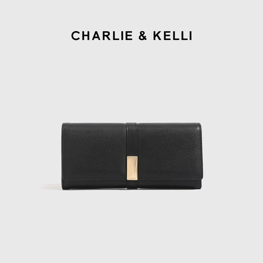 CHARLIE&KELLI Brand CK Light Luxury Wallet Women's 2025 New Simple Premium Wallet Long Hand Coin Purse Card Holder Integrated Red
