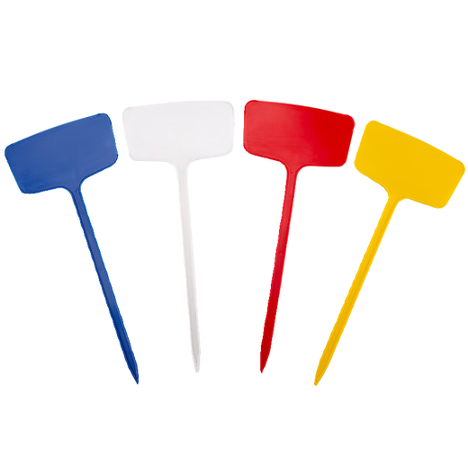 Writable agricultural ground sign large plastic sign sign gardening plant sign sign seedlings flower sign sign waterproof 45CM red (20 pcs)