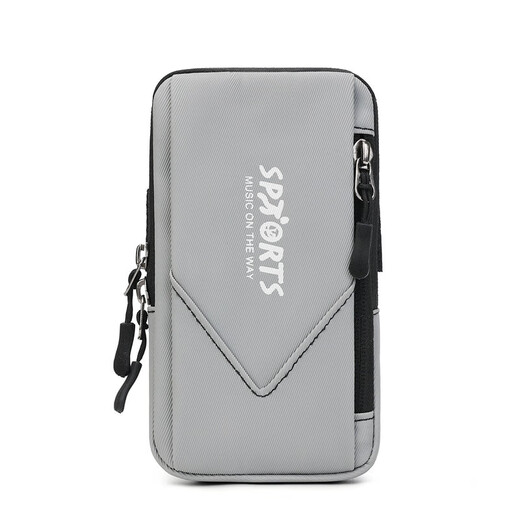 Outdoor sports playing arm bag, lightweight and simple, men's and women's running mobile phone storage bag, portable coin bag when going out, navy blue