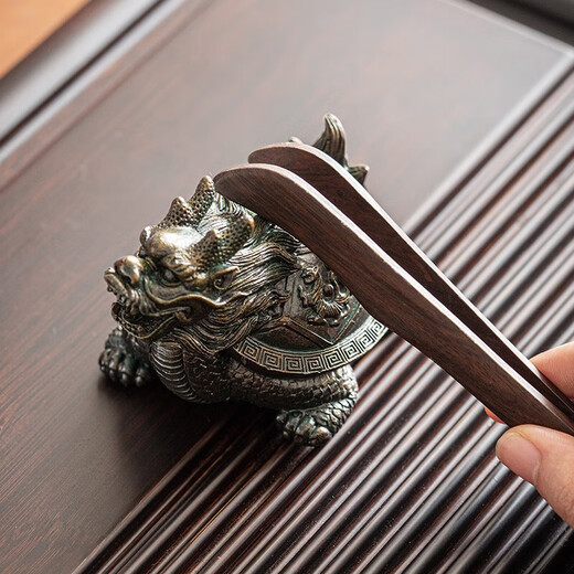 Tangfeng (TANGFENG) color-changing tea pet small ornaments can raise tea insects, creative turtle tea play, tea accessories on the new Chinese tea table, color-changing turtles