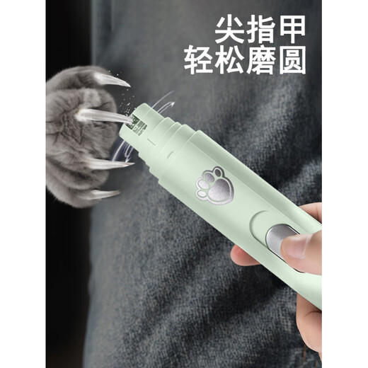 Dog nail scissors for large and small dogs, dog paw grinder for pets, electric nail polishing tool for puppies, beautiful pink large nail clippers, free file